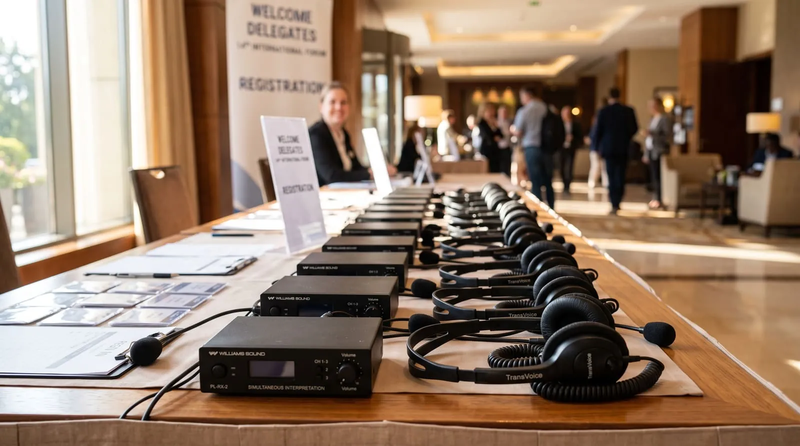 Conference equipment rental scenarios